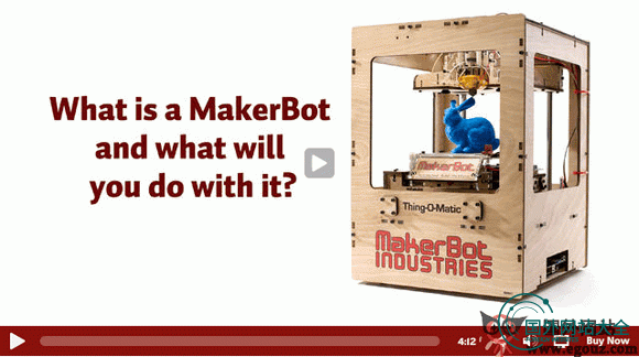 Makerbot:3D打印机官方网站