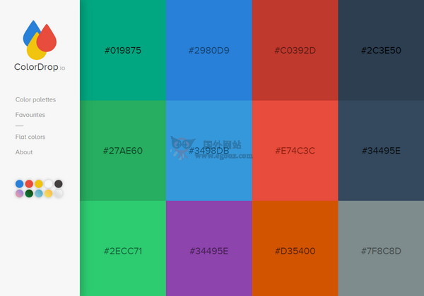 ColorDrop:在线颜色组合调试工具