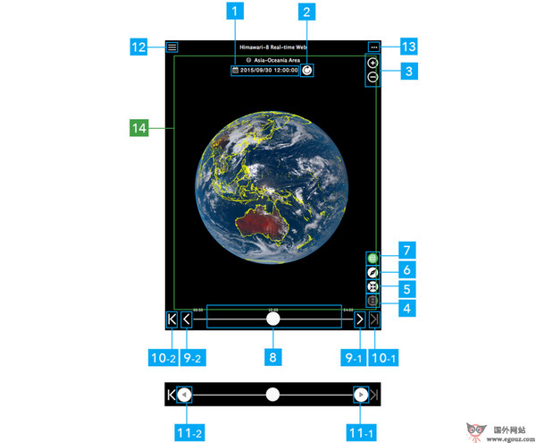 Himawari8:日本向日葵8号卫星