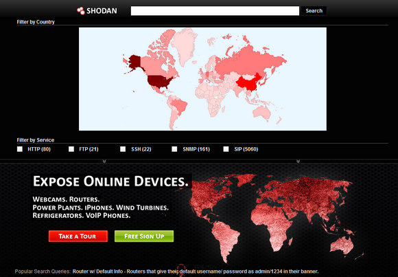 Shodan:互联网信息安全搜索引擎