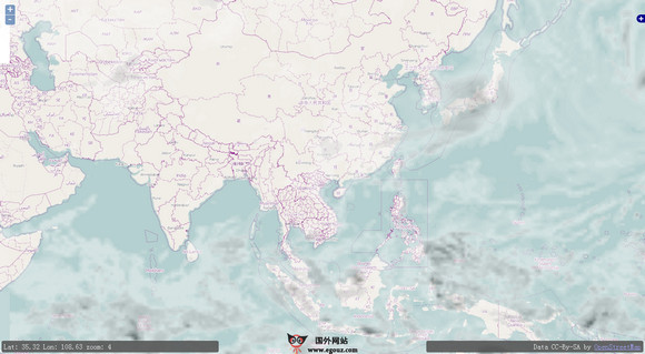 OpenWeatherMap:开放式天气预报地图