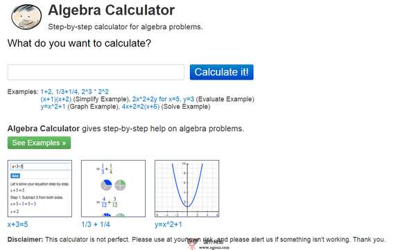 Mathpapa:在线数学解题工具