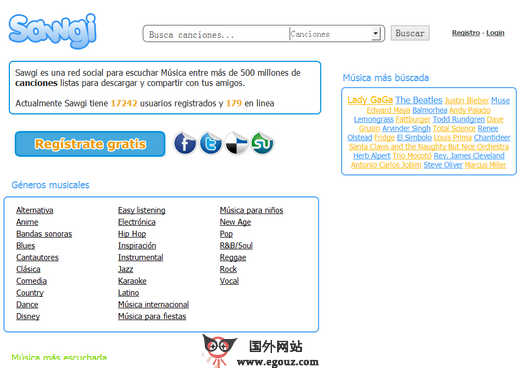 Sawgi:在线音乐社交分享网