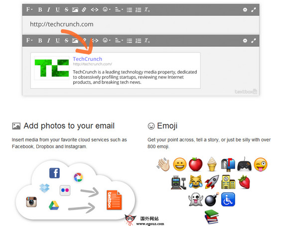 TextBox.io:在线云端邮箱编辑器插件